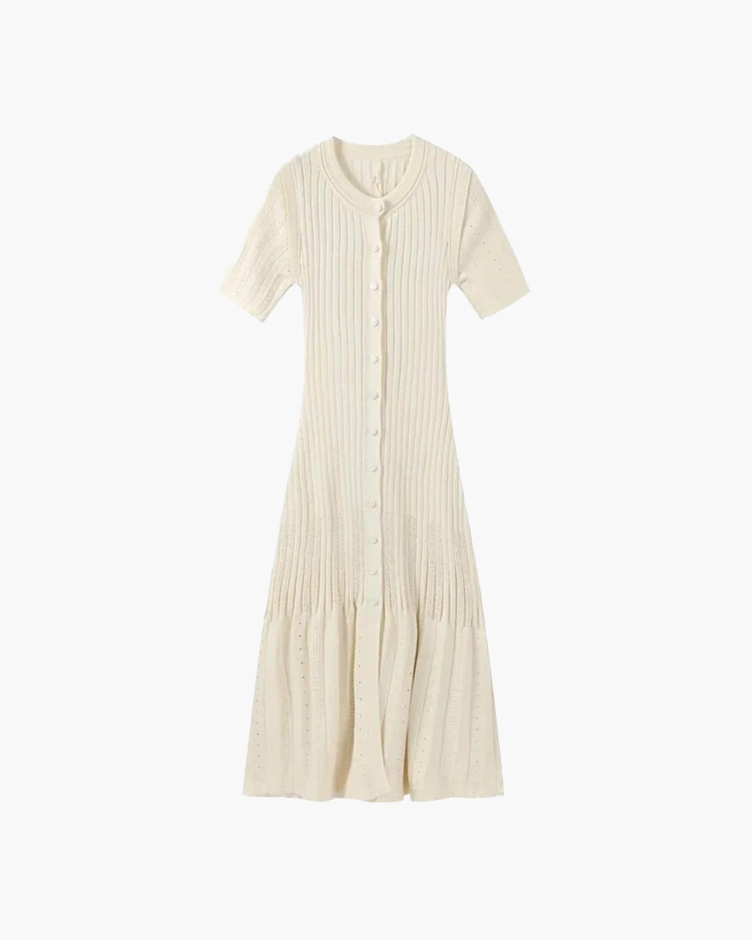 Robe longue en maille près du corps Nancy