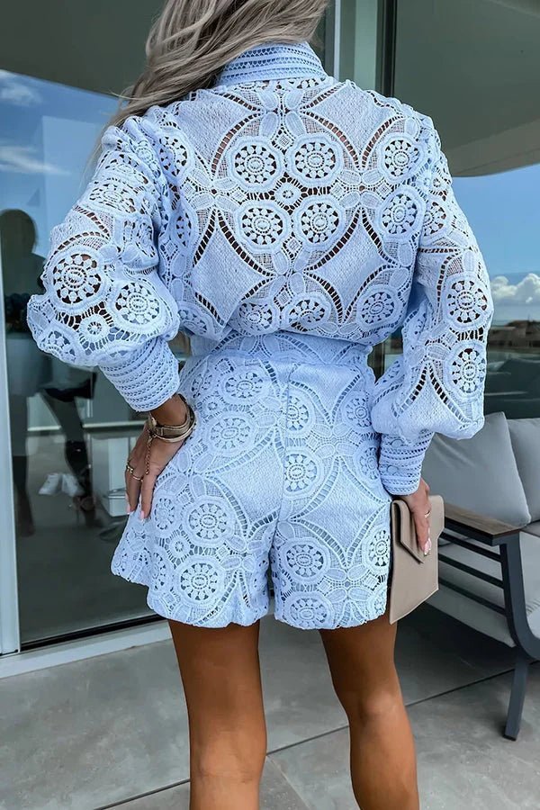Ensemble coordonné Natalie brodé en dentelle