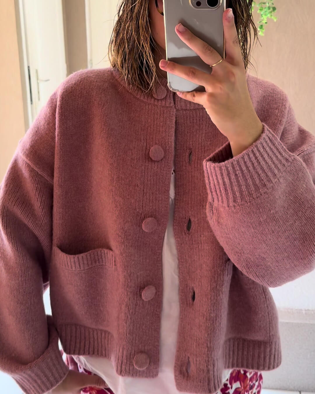 Gilet en maille épaisse Nessa