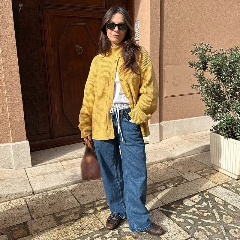 Cardigan en maille oversize Nicola