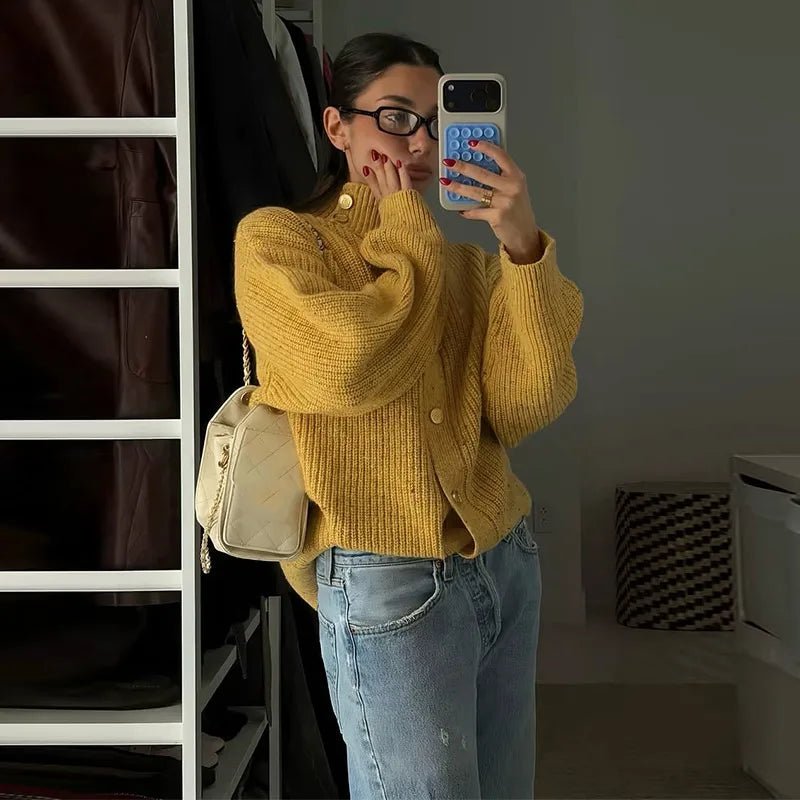 Cardigan en maille oversize Nicola