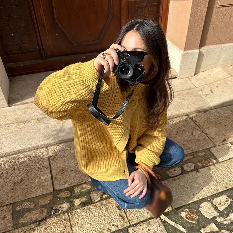 Cardigan en maille oversize Nicola