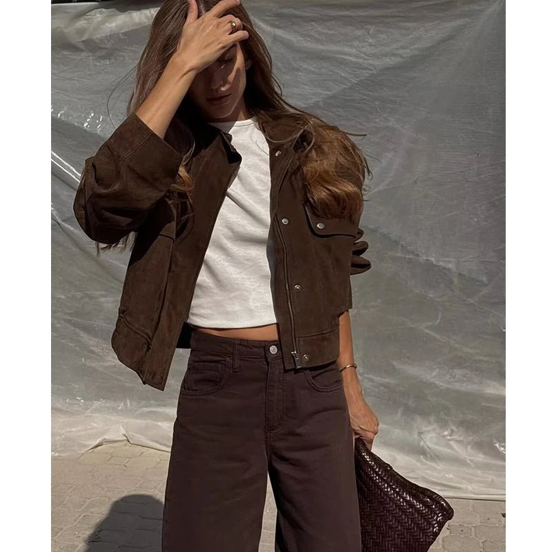 Veste Nicole en suédine