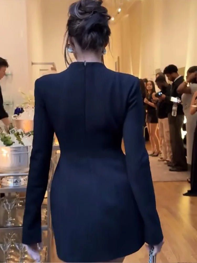 Robe courte ajourée Nicole