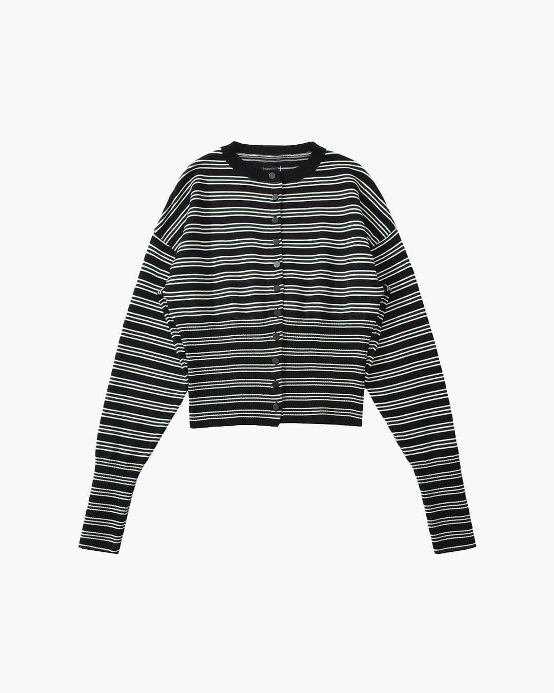 Ensemble cardigan et short rayé Nicole
