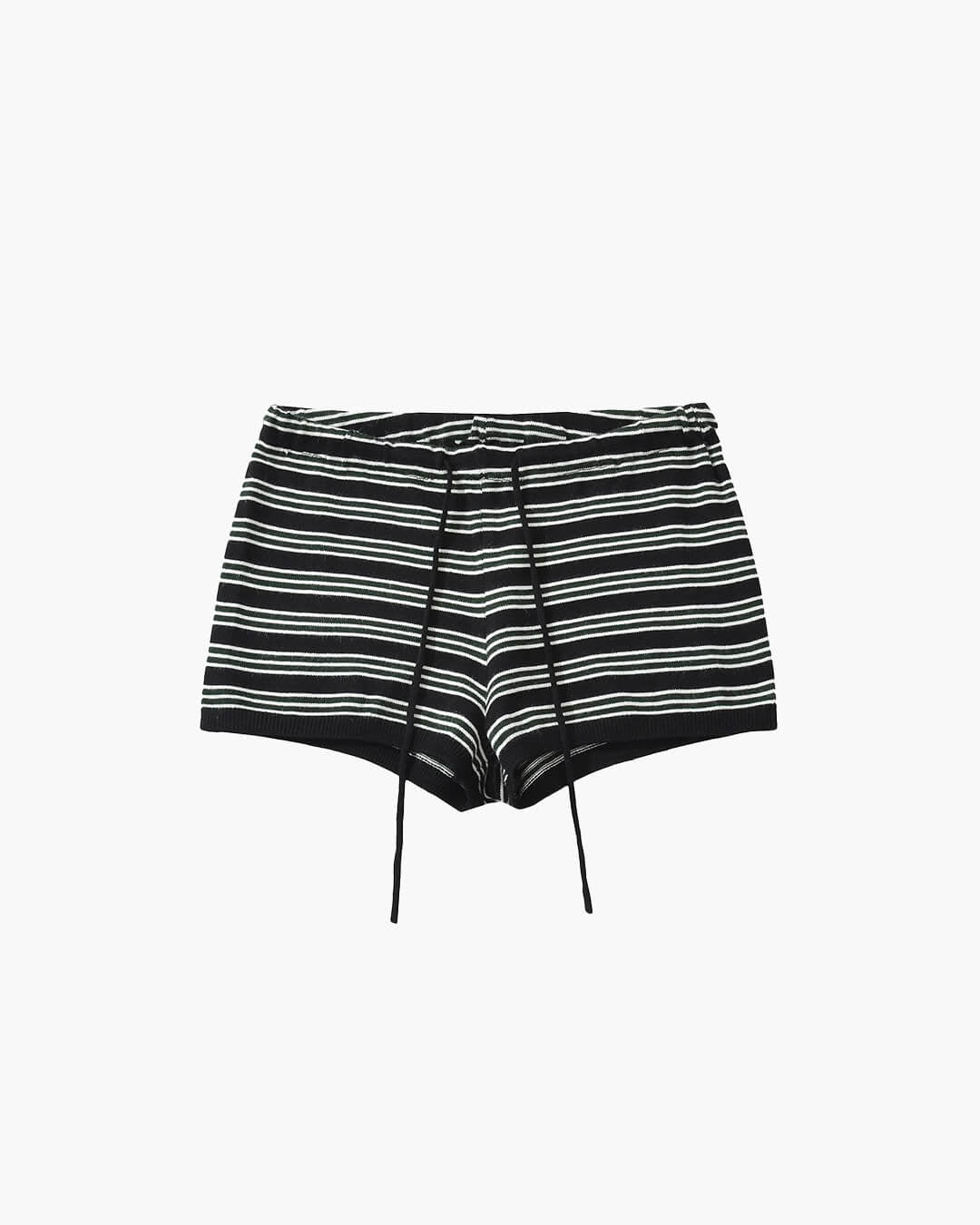 Ensemble cardigan et short rayé Nicole
