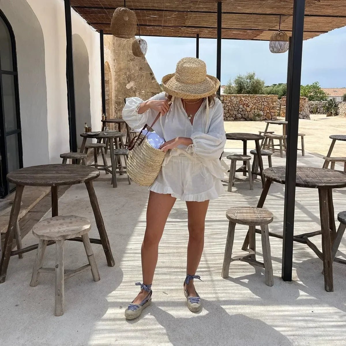 Ensemble d’intérieur bleu azur Nina