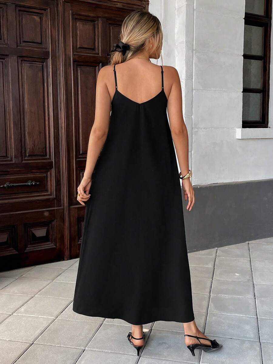 Robe longue contrastée Nina