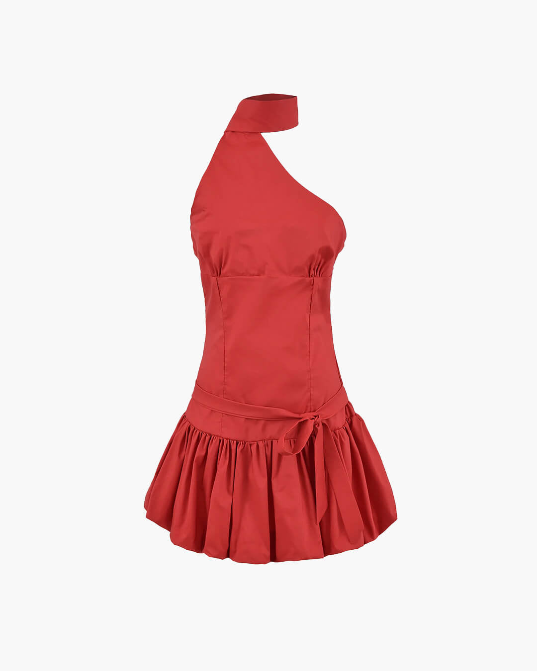 Mini-robe Nina asymétrique à pois