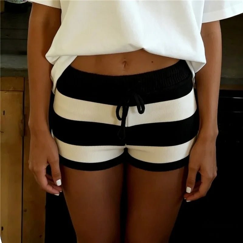 Short en maille rayée Nina