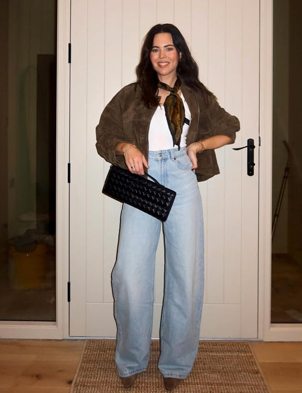 Nina Vintage Khaki Suede Jacket