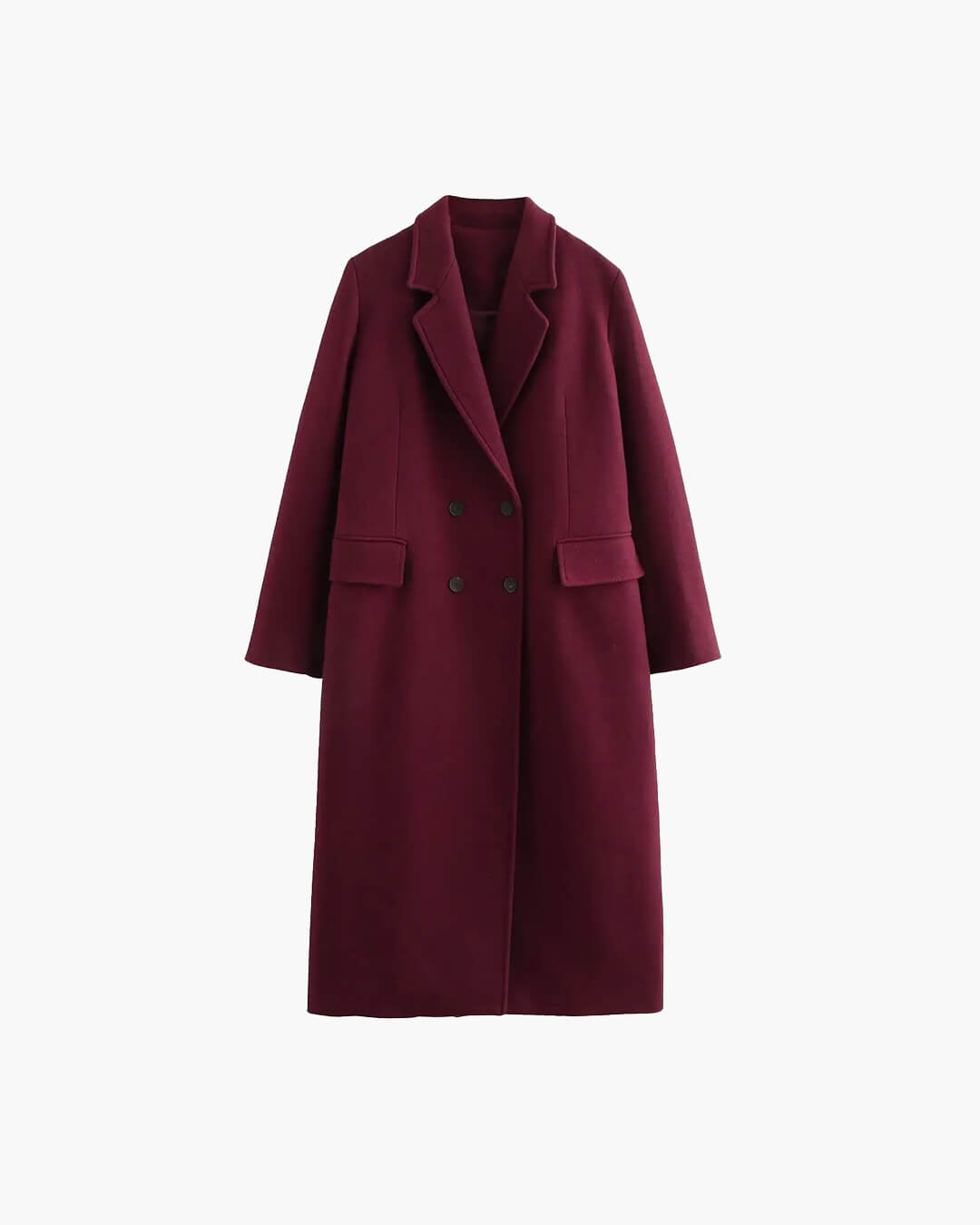 Manteau long croisé Nora