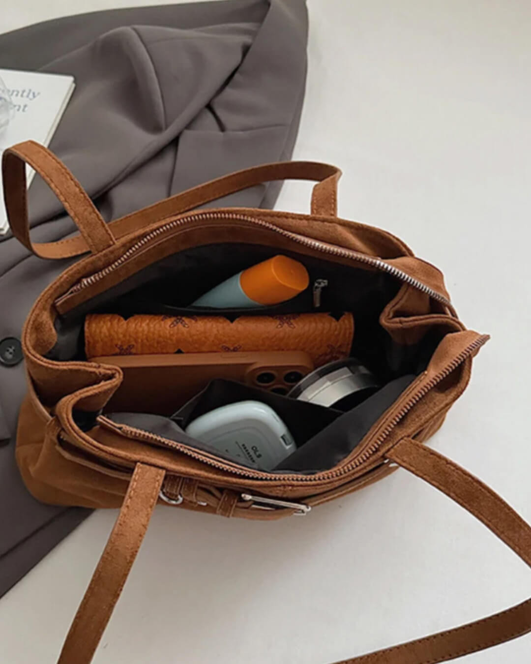Sac en daim végétalien Nora