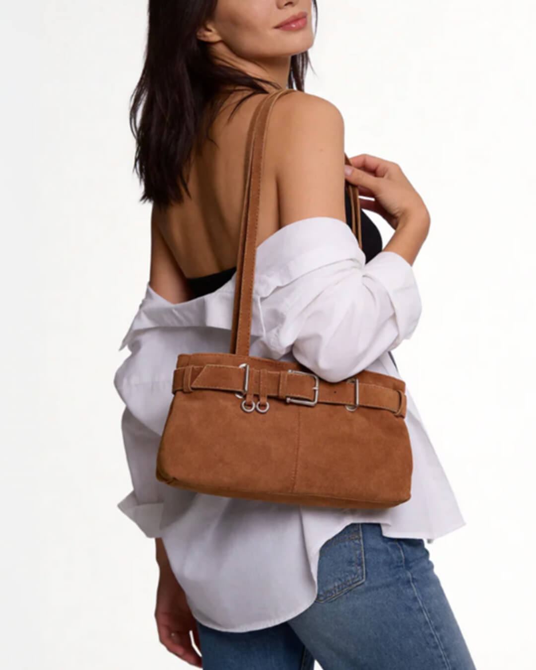 Sac en daim végétalien Nora