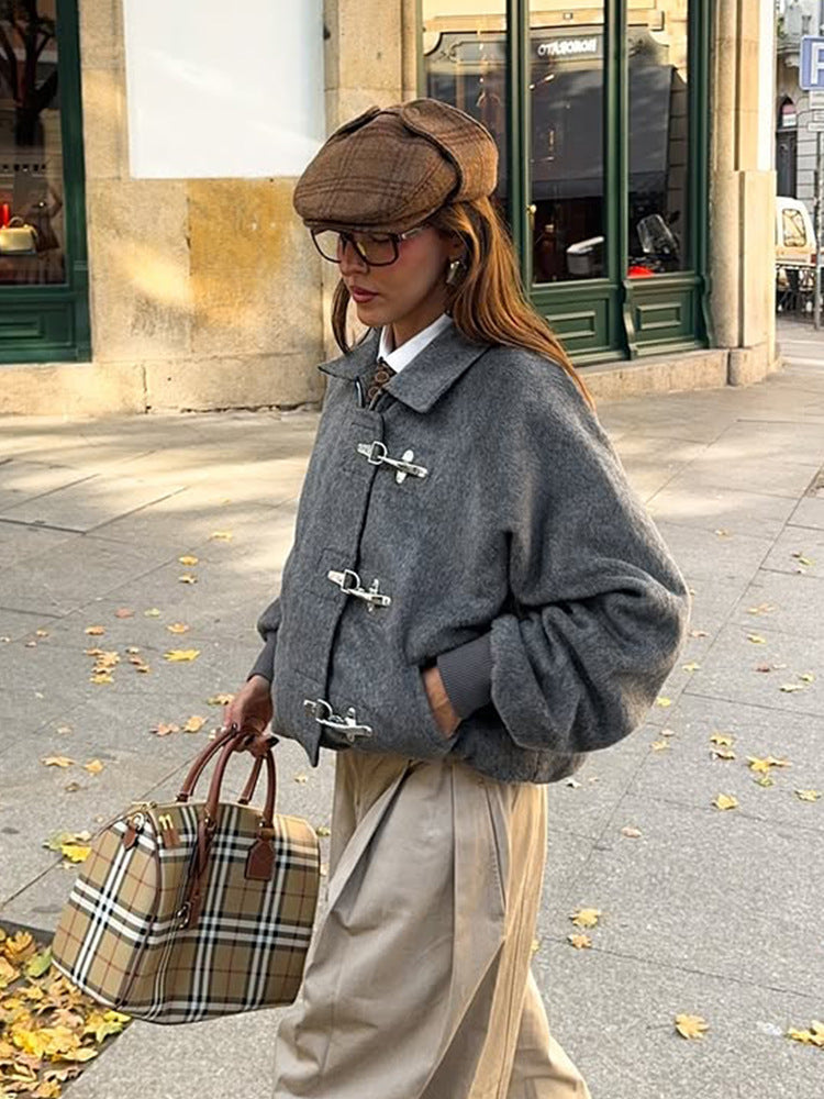 Veste courte à agrafes Tove