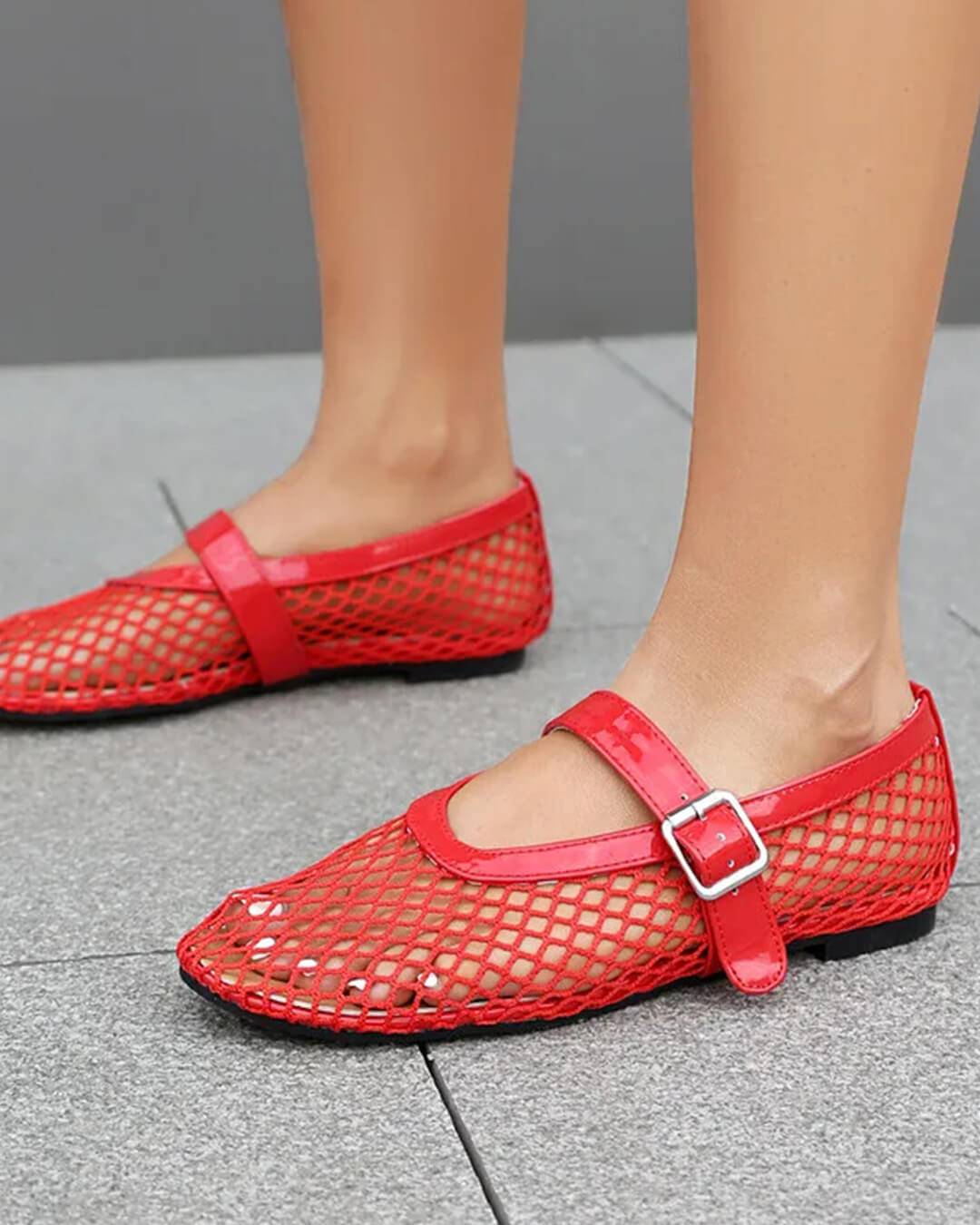 Ballerines en mesh à boucles Ondine