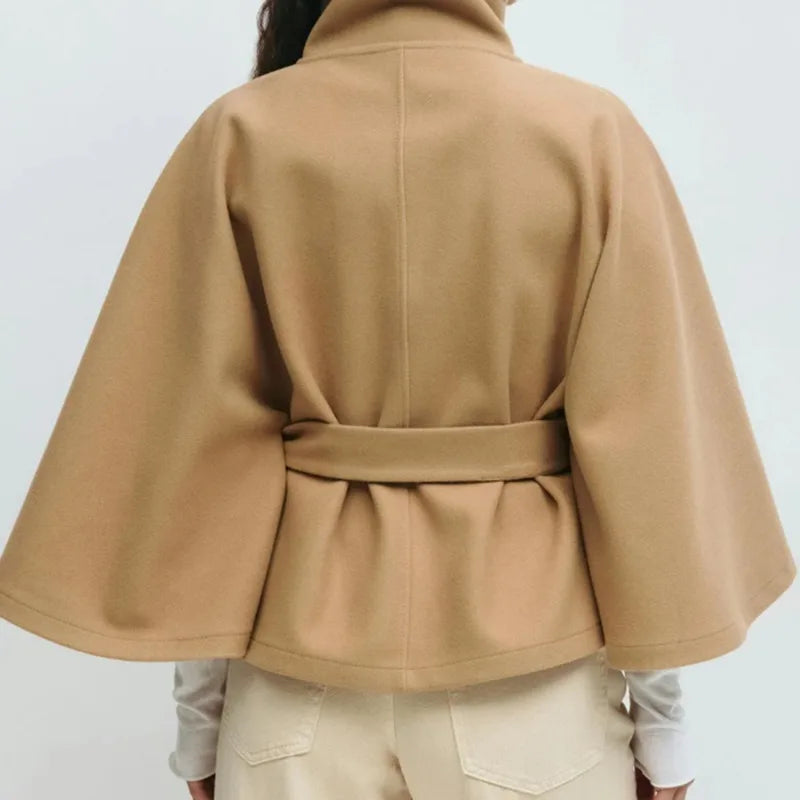 Veste oversize à ceinture