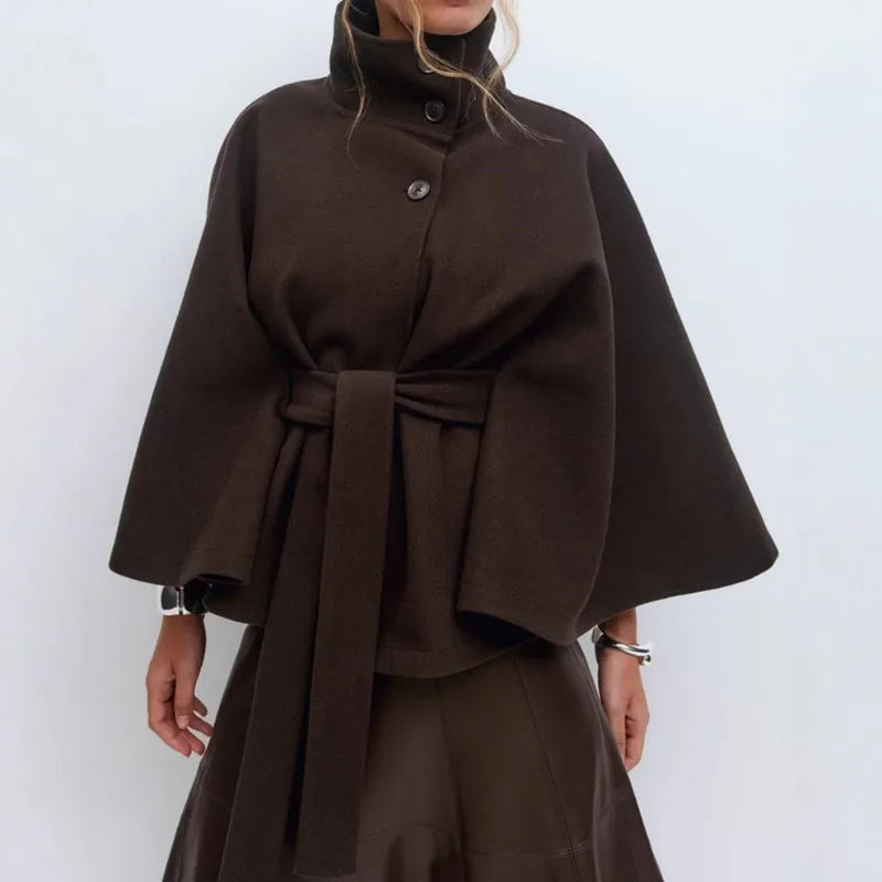 Veste oversize à ceinture