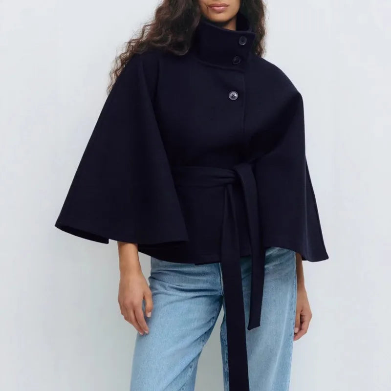Veste oversize à ceinture