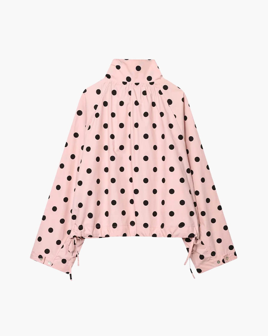 Veste Patricia à col montant et à pois
