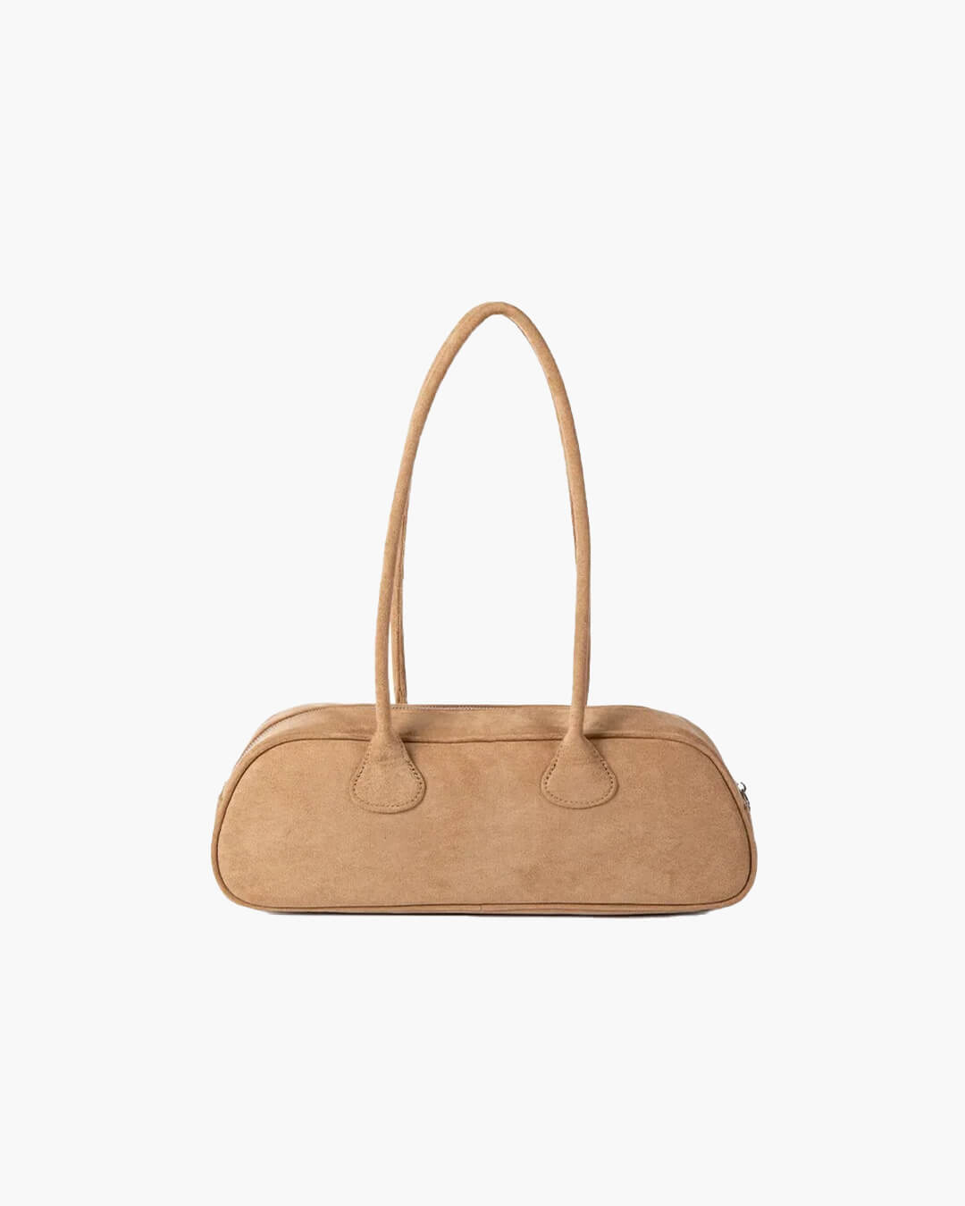 Sac baguette en daim Pauleen