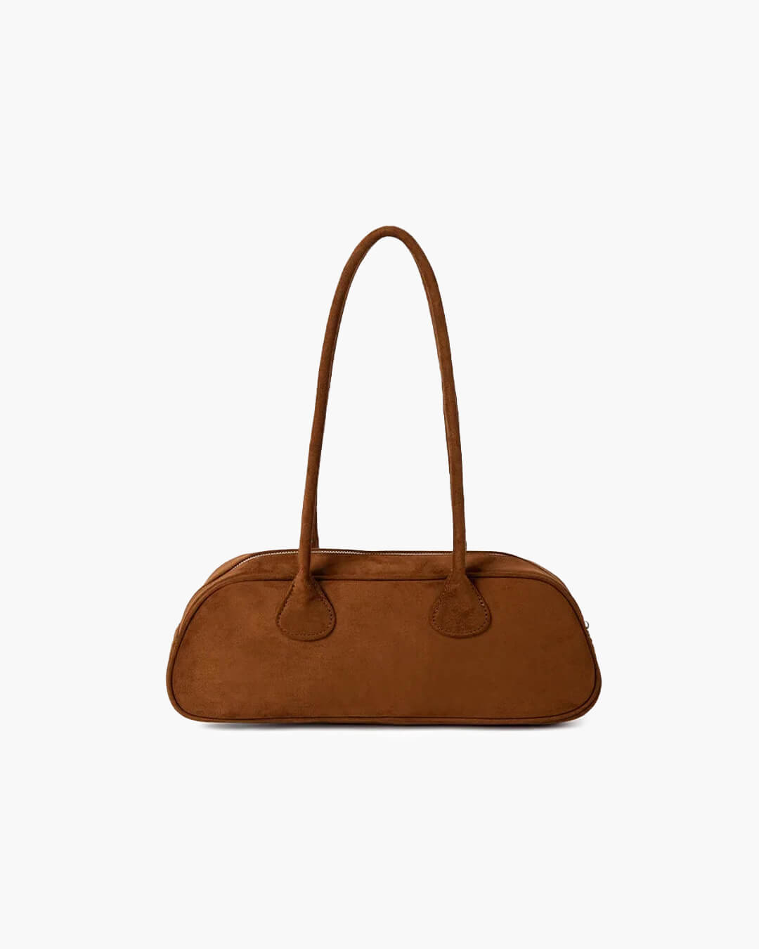 Sac baguette en daim Pauleen