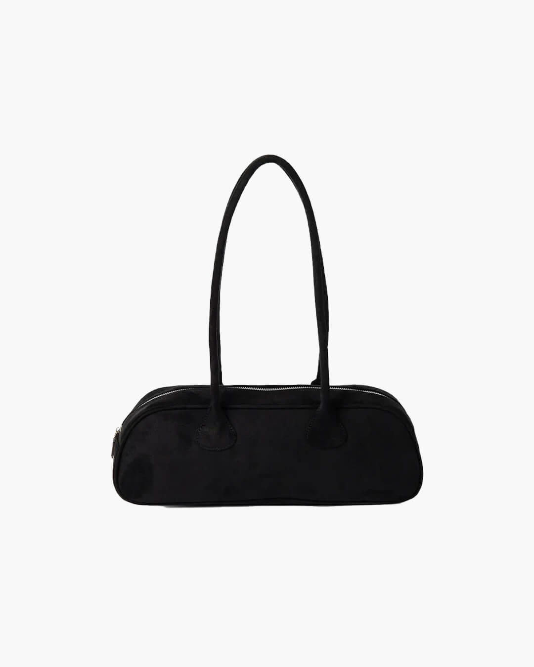 Sac baguette en daim Pauleen