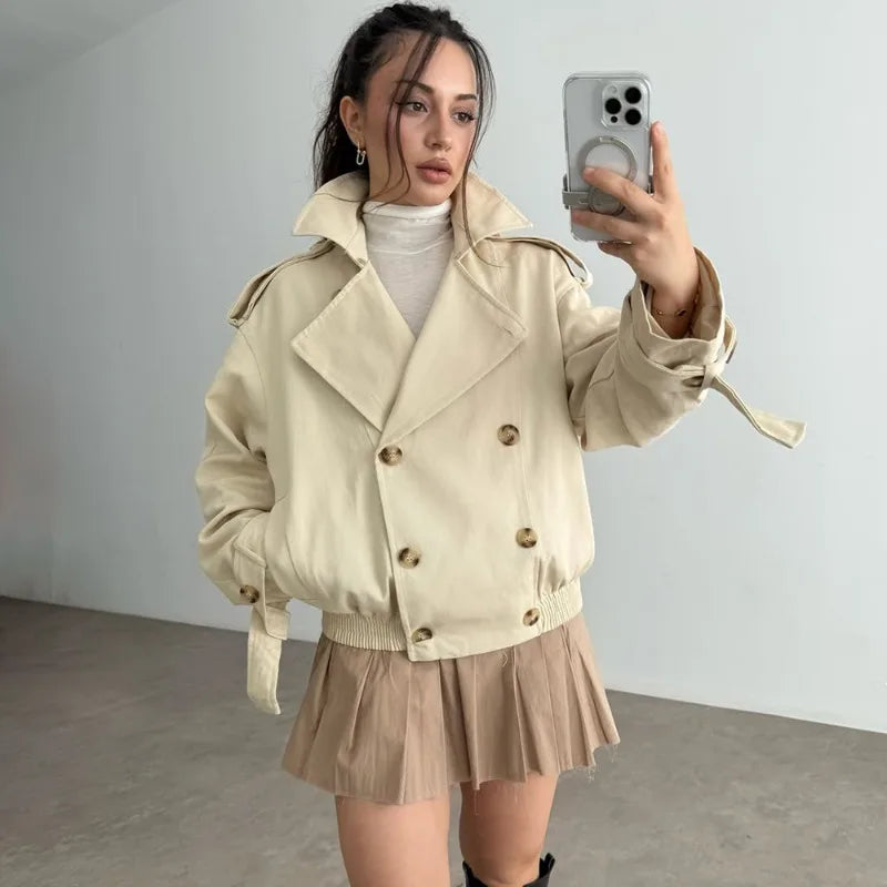 Manteau oversize en tissu pelucheux
