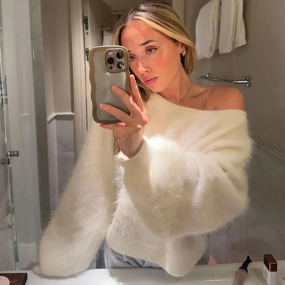 Pull oversize moelleux