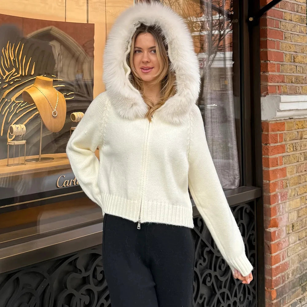 Gilet zippé moelleux
