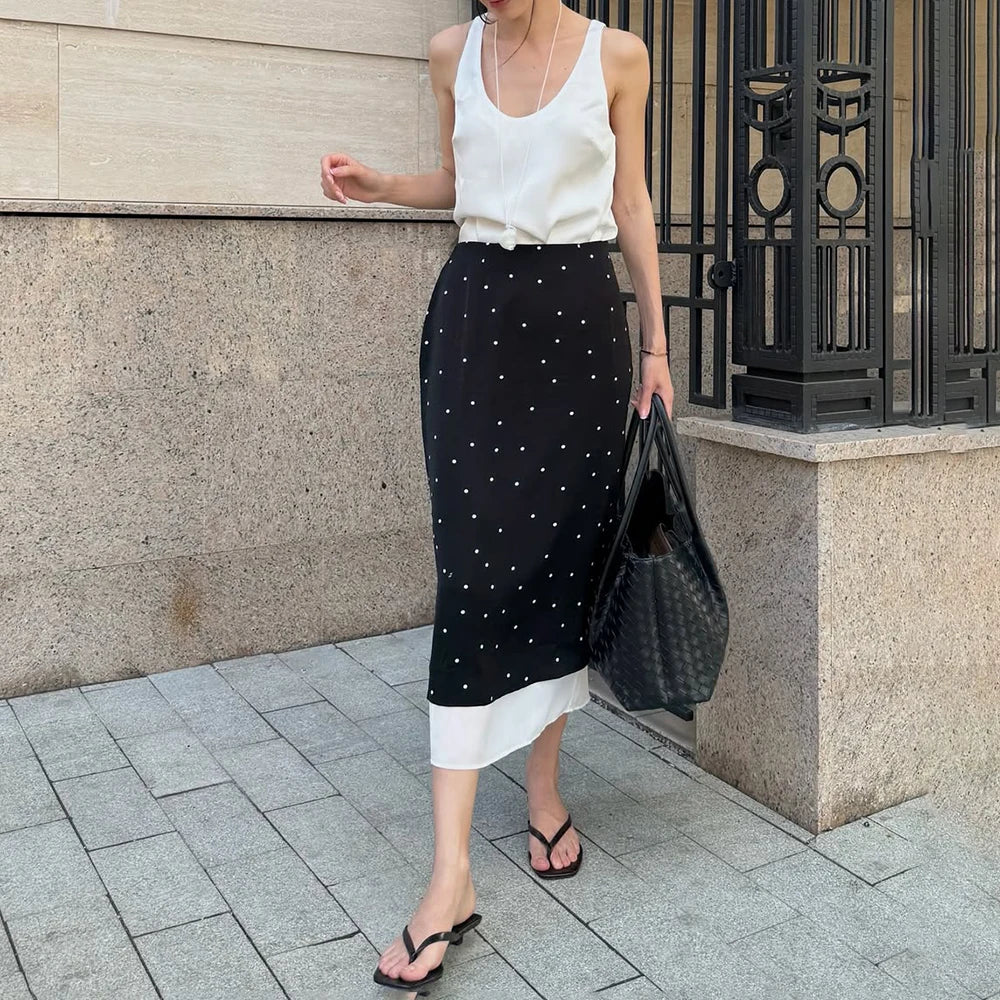 Jupe à pois