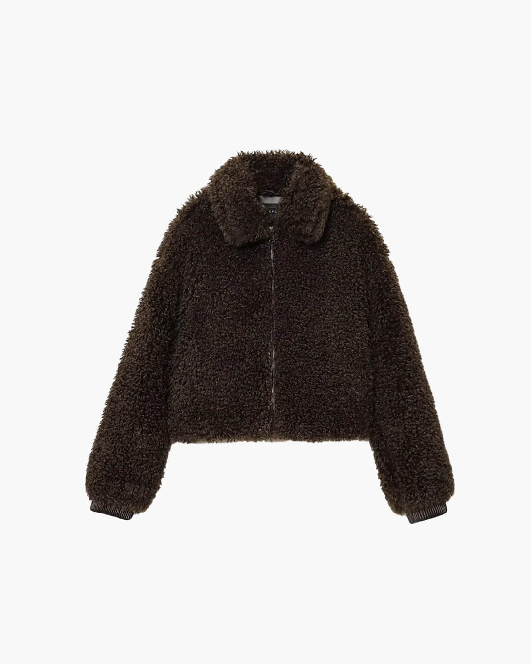 Veste Porsha effet peluche en fausse fourrure