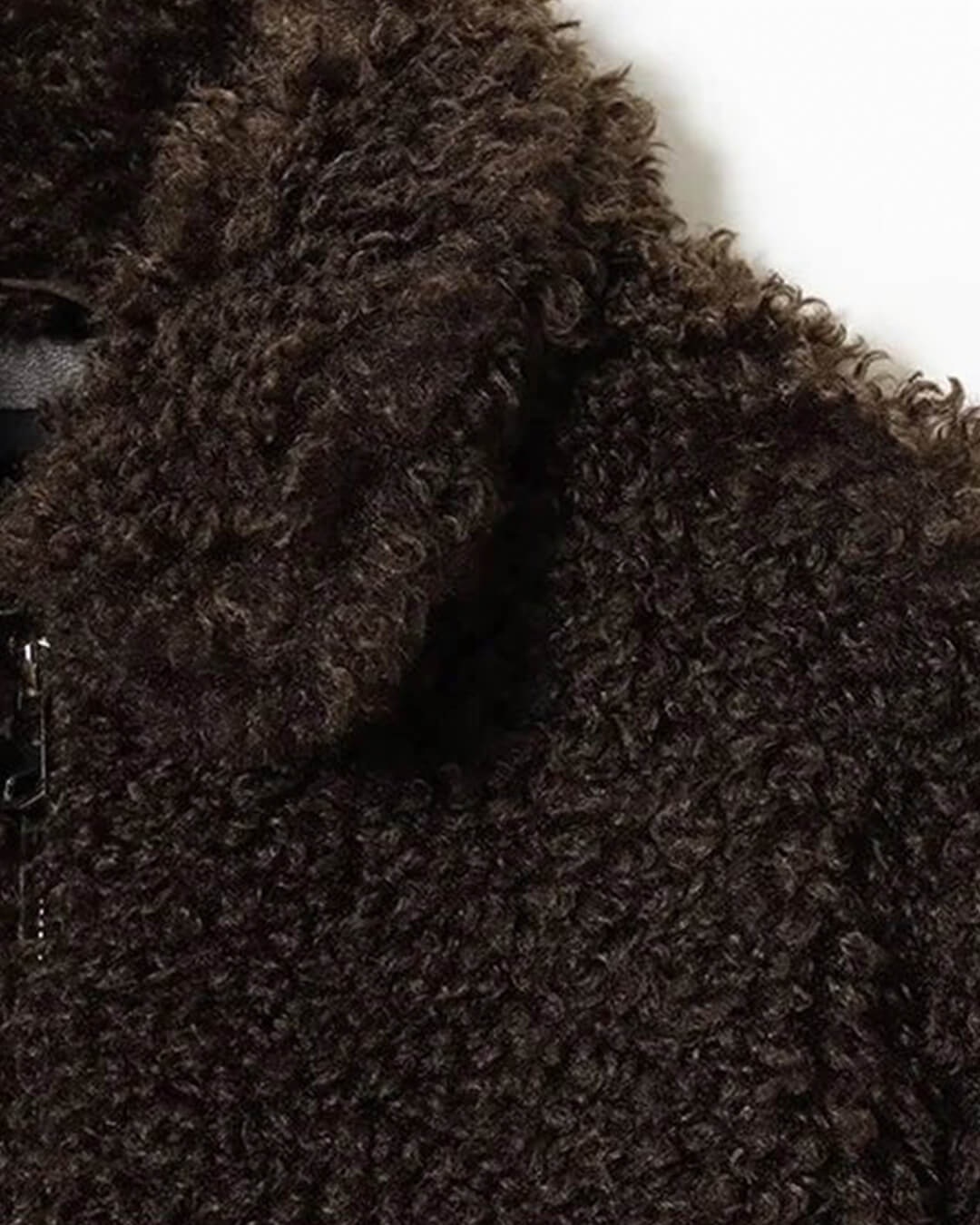 Veste Porsha effet peluche en fausse fourrure