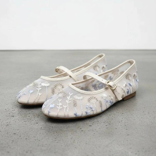 Ballerines brodées Priscilla