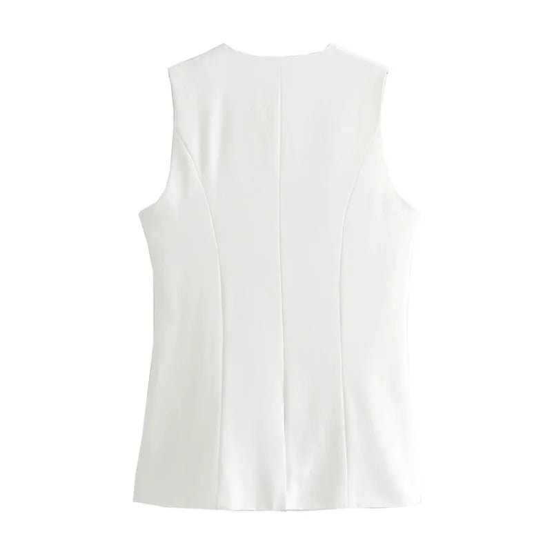 Top gilet Priya boutonné