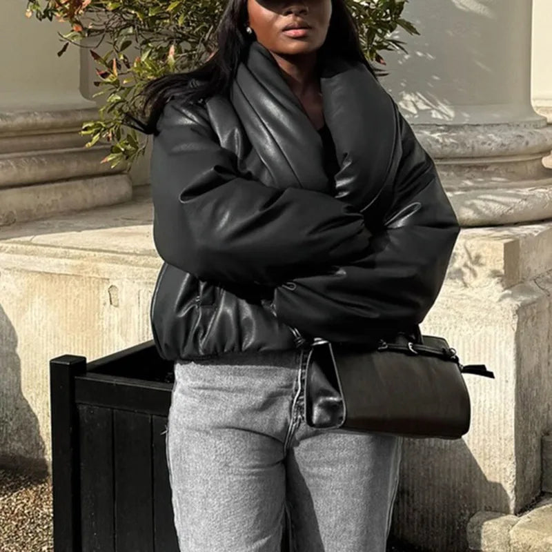 Manteau oversize matelassé