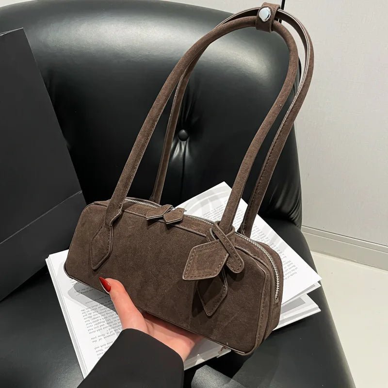 Sac à bandoulière en suédine Rebecca