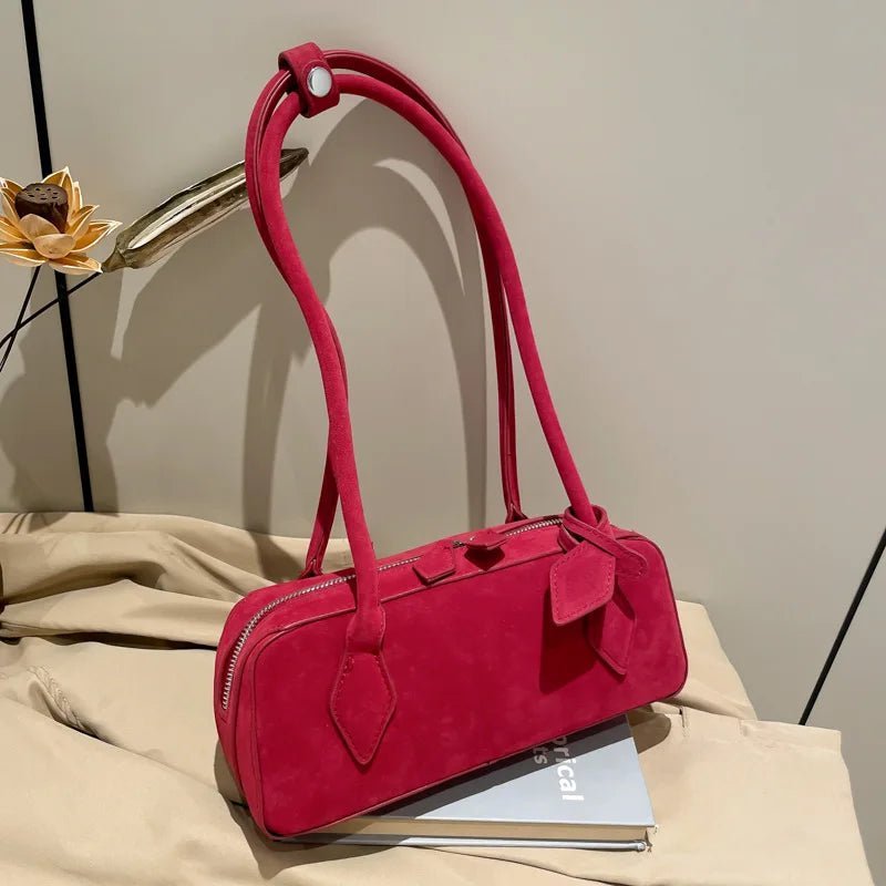 Sac à bandoulière en suédine Rebecca