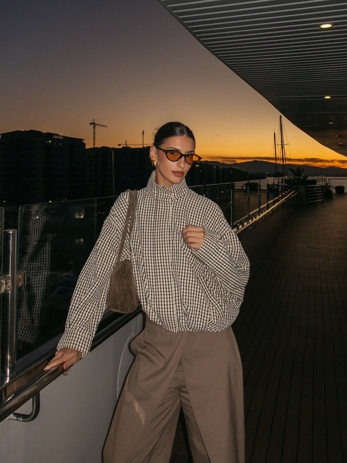 Rebecca Vintage Plaid Blazer