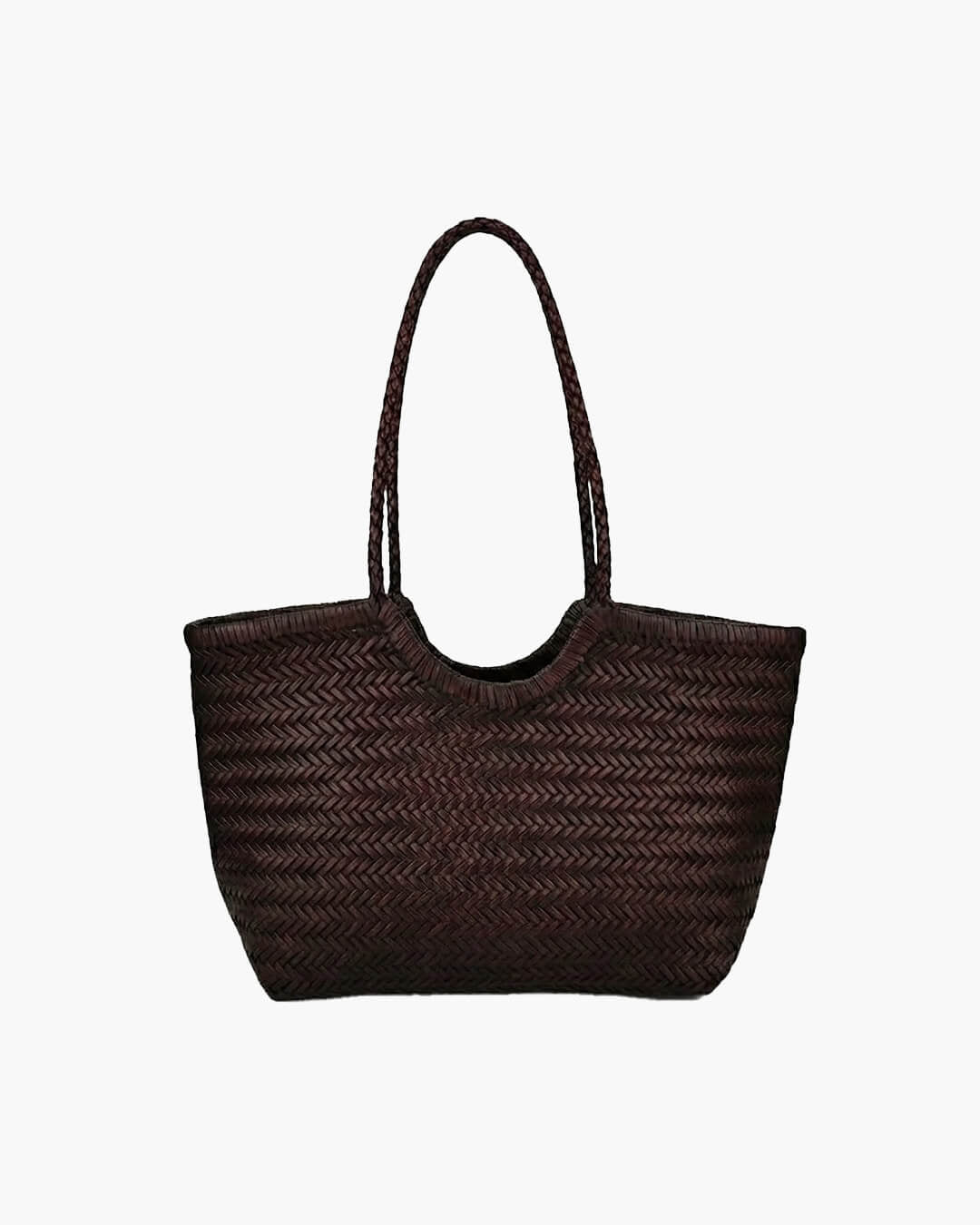 Sac tressé en similicuir Rica