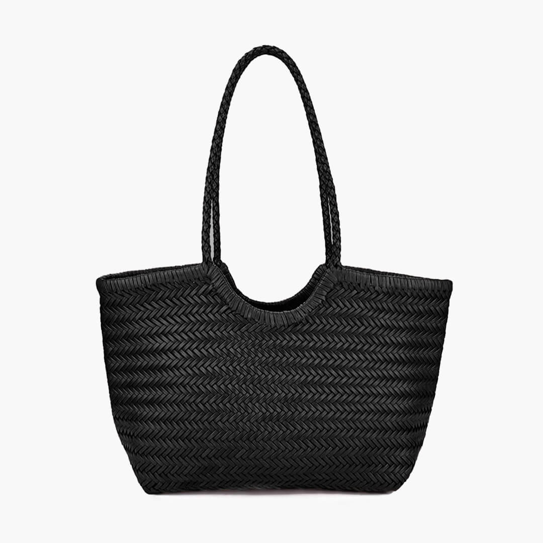 Sac tressé en similicuir Rica