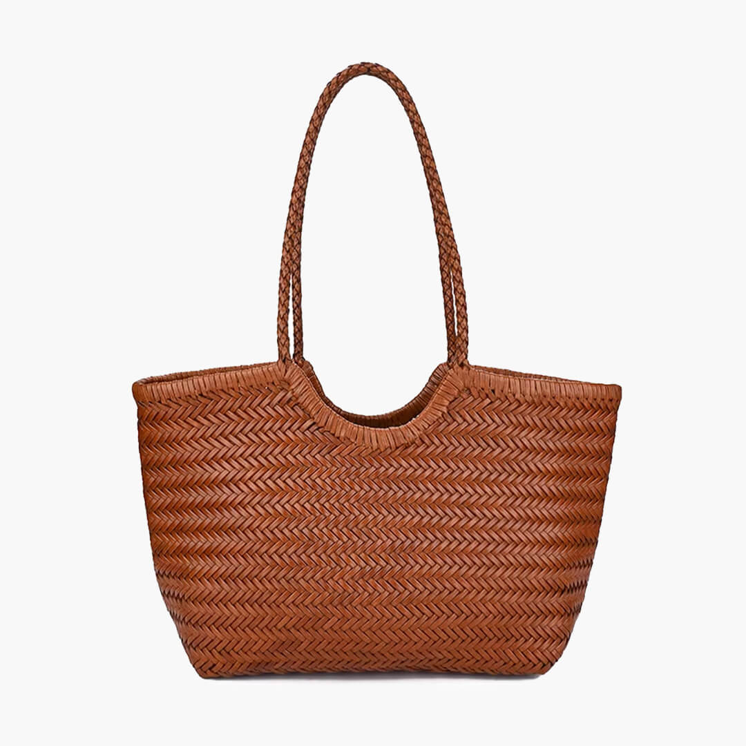 Sac tressé en similicuir Rica