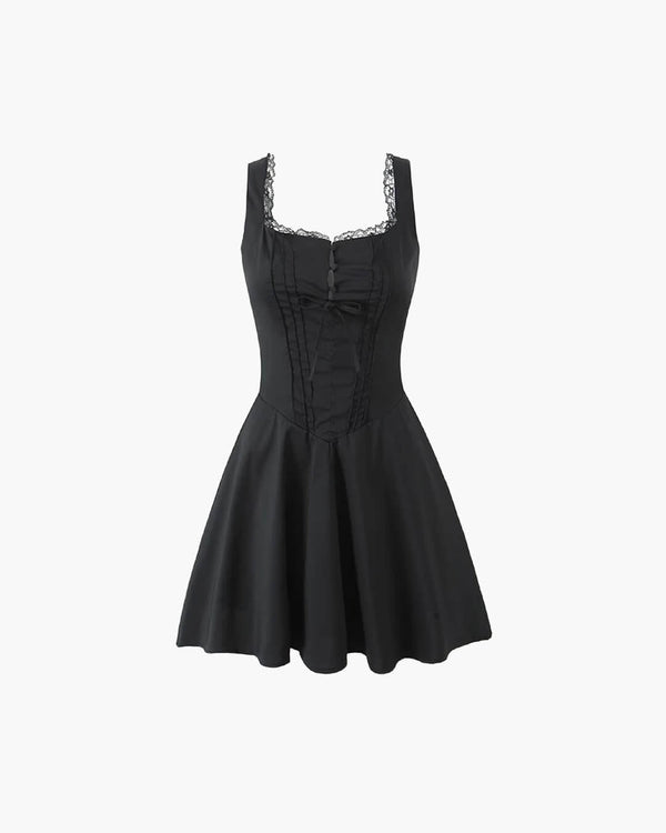 Mini-robe à dos lacé Rosa