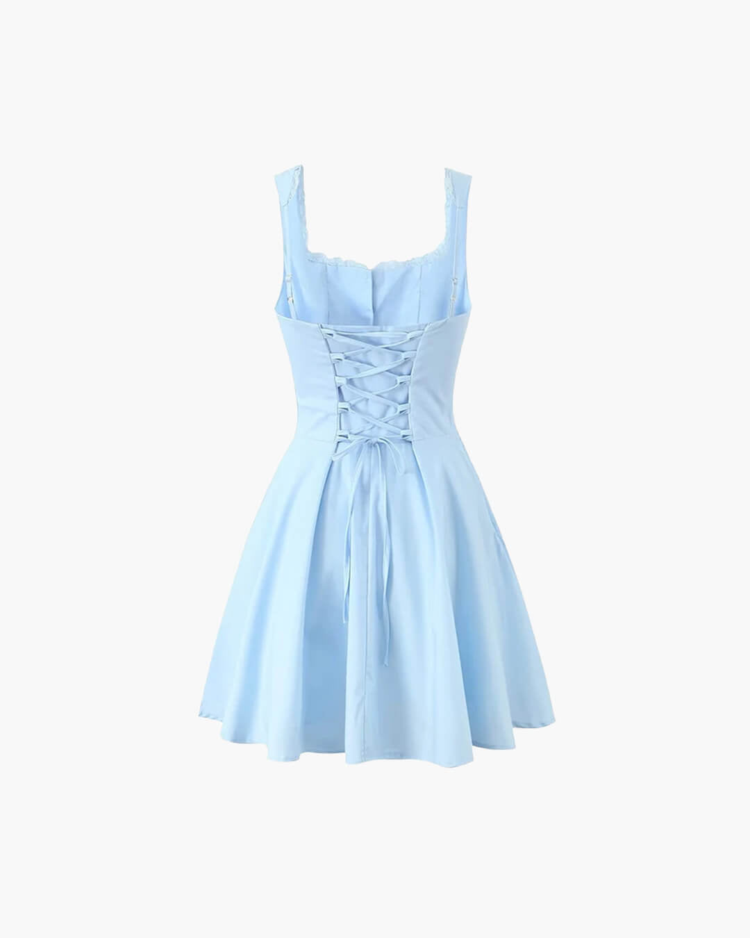 Mini-robe à dos lacé Rosa