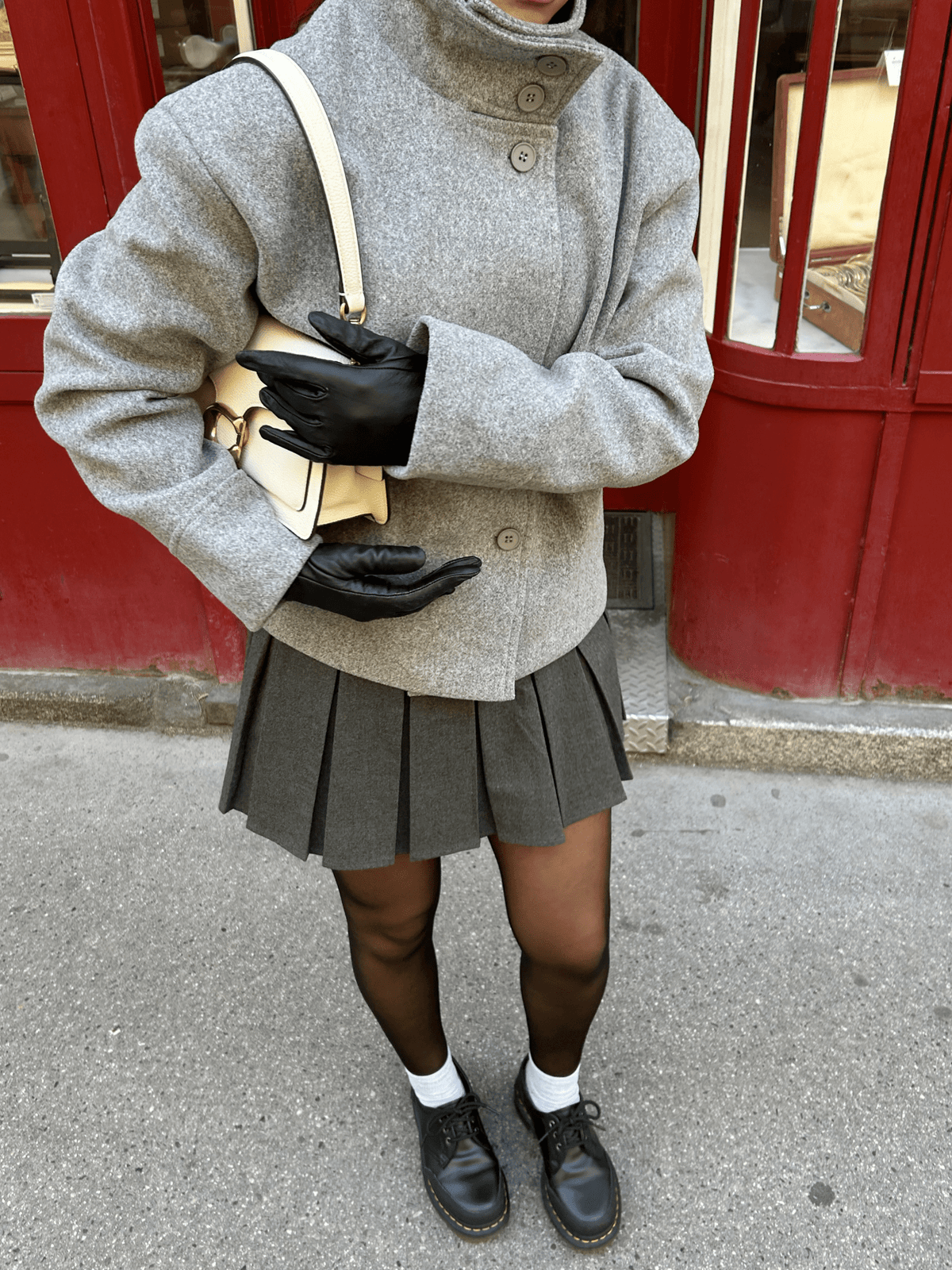 Veste élégante Rosalia à col montant
