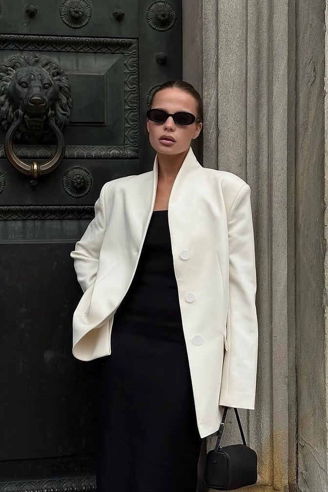 Blazer à col montant Roxie