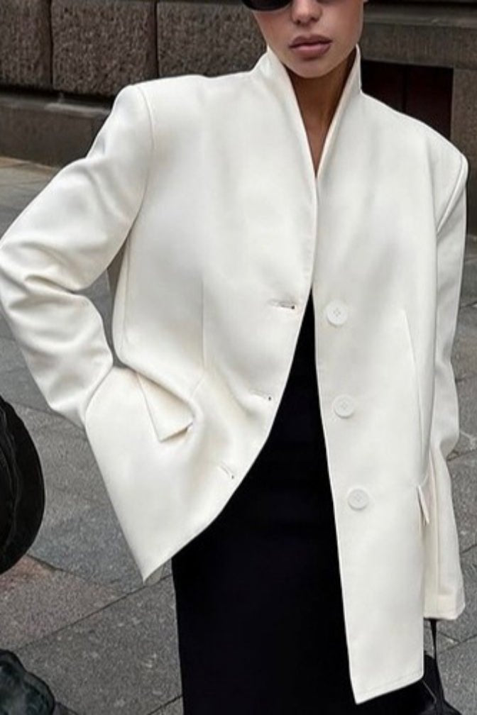 Blazer à col montant Roxie