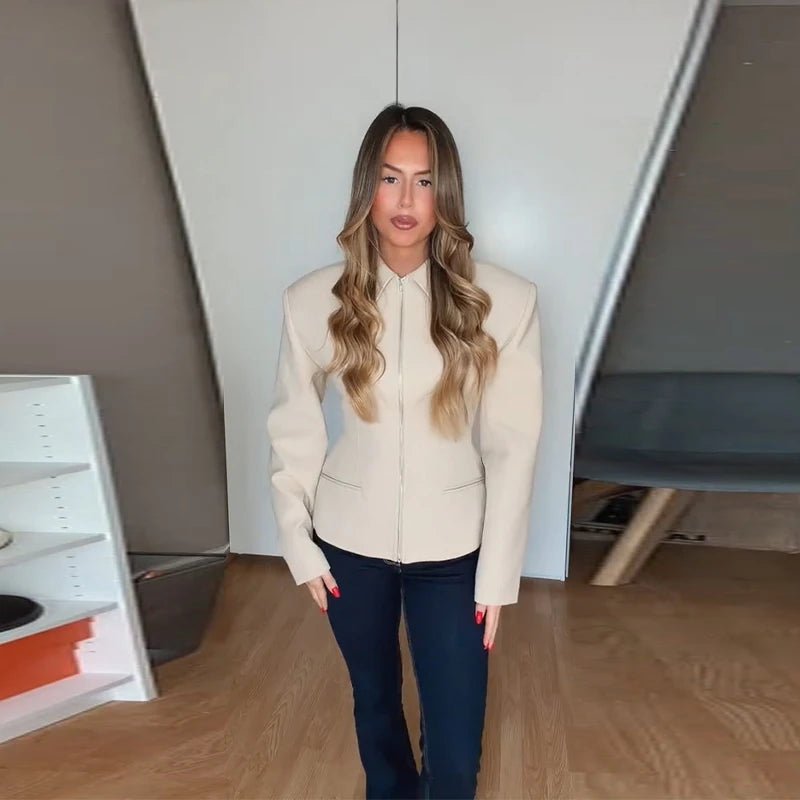 Veste ajustée zippée Sabine