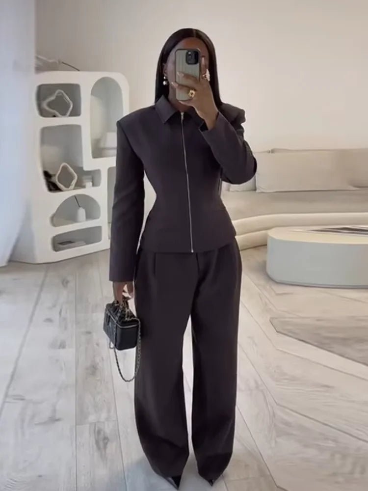 Veste ajustée zippée Sabine