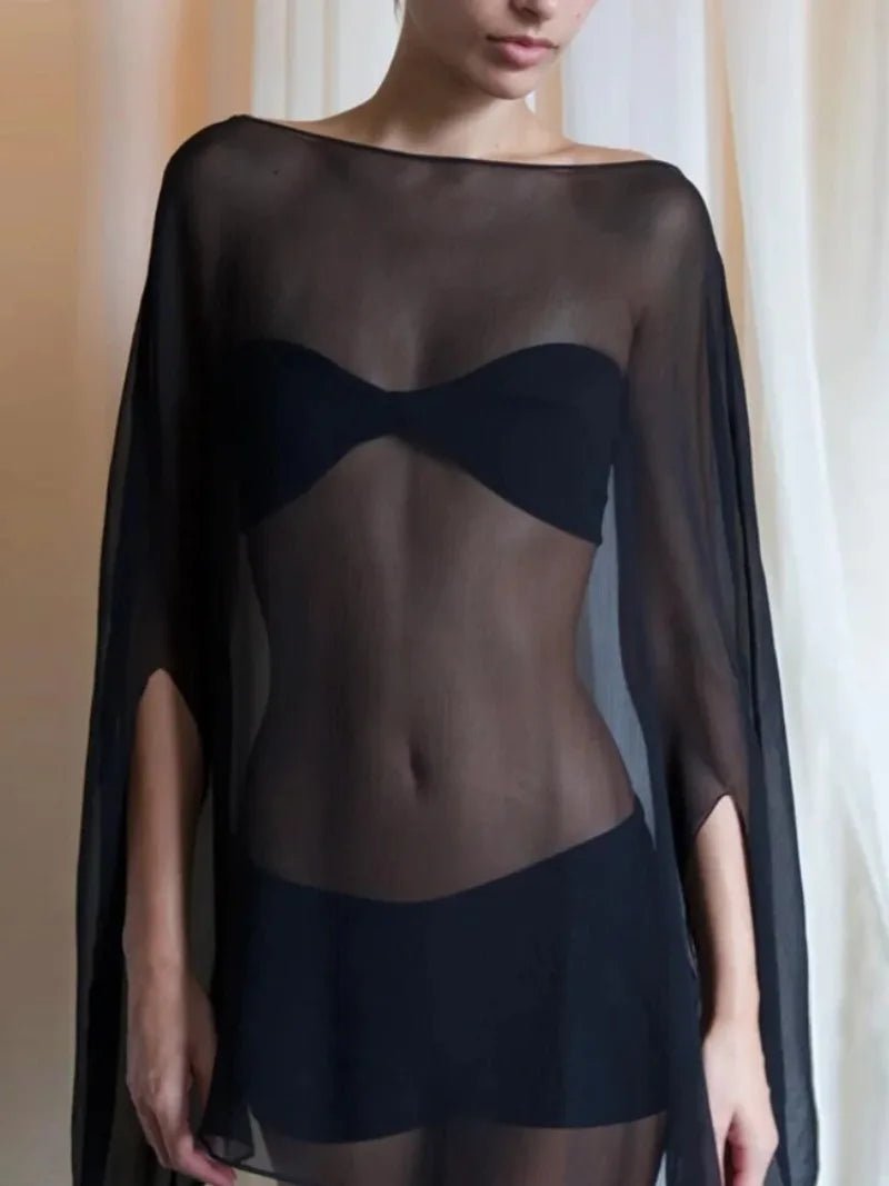 Cache-maillot ample type blouse Samantha